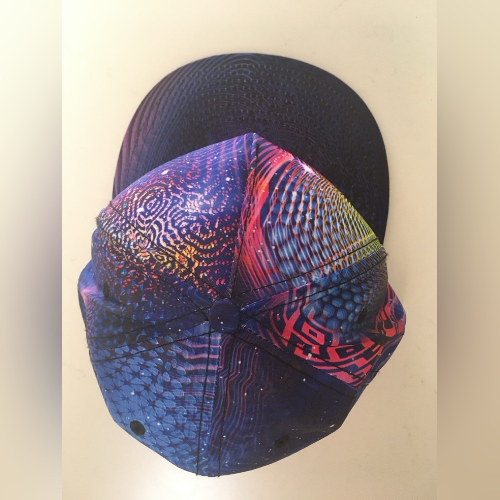Alternative Intelligence Psychedelic Hat Flat Sac… - image 4